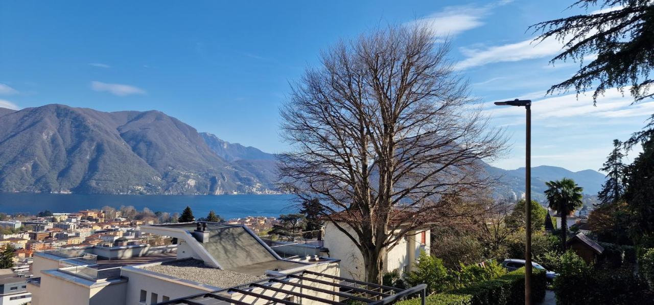 Lugano Lakeview Apartment Private Parking & Self Check-In מראה חיצוני תמונה